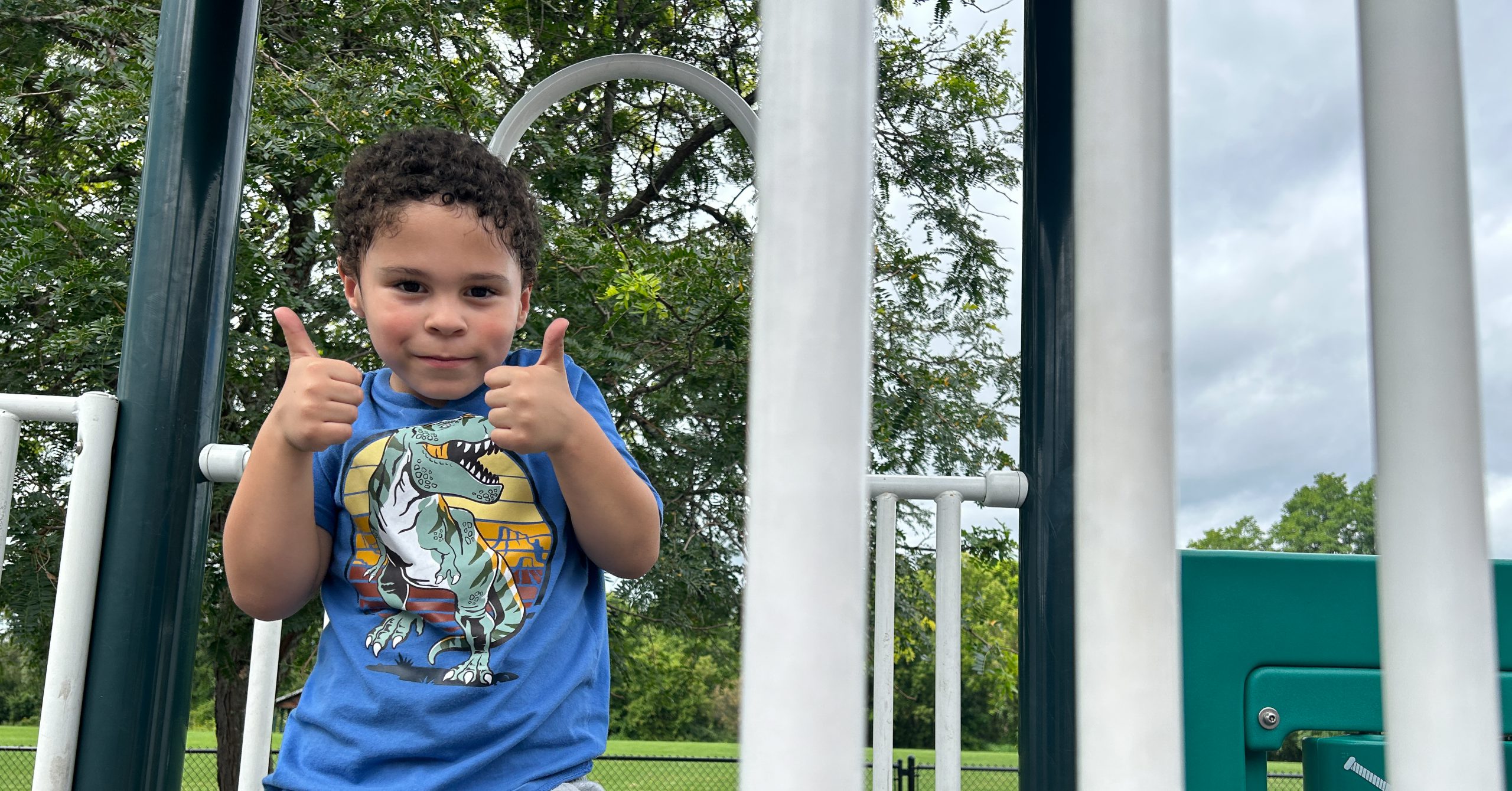Boy on playground.
