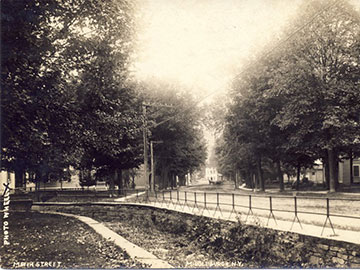 historic photo of the location of middleburgh jr./sr. high school in 1912