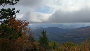 a picture from the top of an adirondack high peak