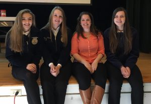 members of the mcs ffa pose for a picture