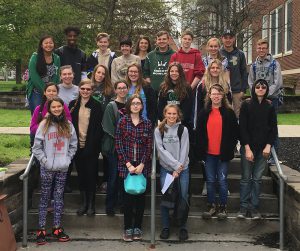 middleburgh envirothon students pose for a picture