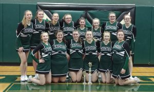 middleburgh cheerleaders pose for a picture