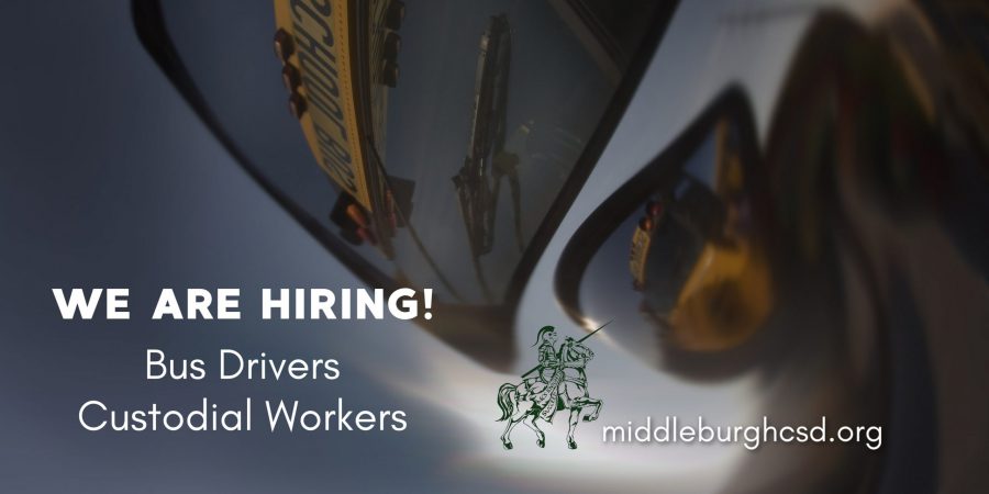 we are hiring bus drivers and custodial workers