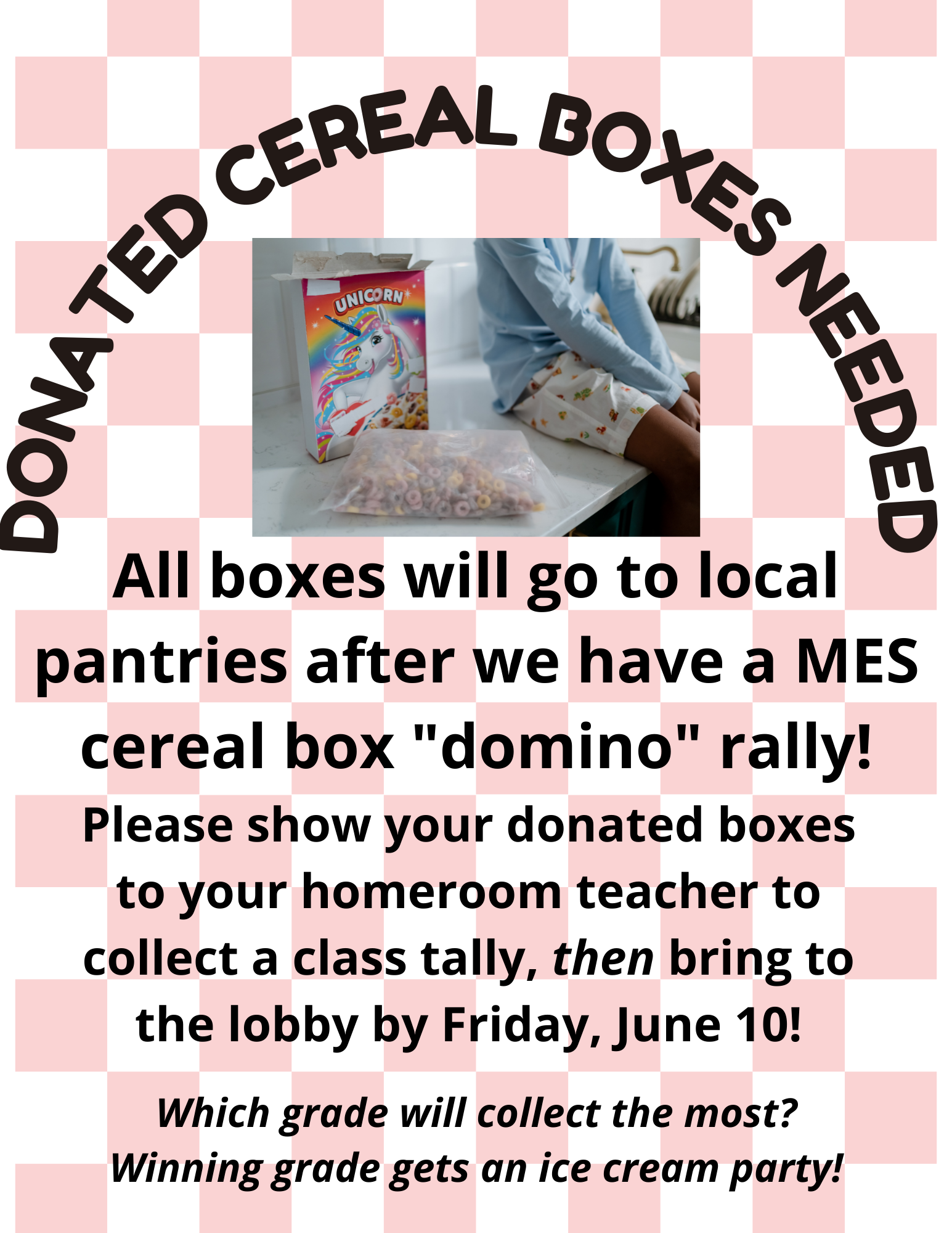Cereal Dominos Service Project Middleburgh Central School District