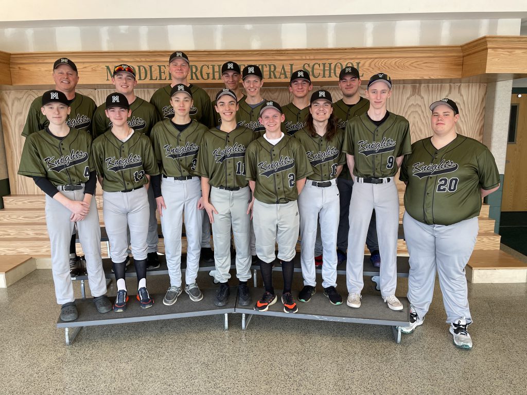 baseball team smiling