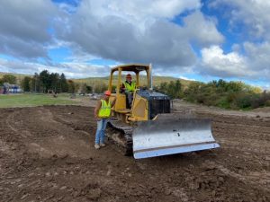 Student working in the Heavy Equipment Operation, Maintenance & Repair program 