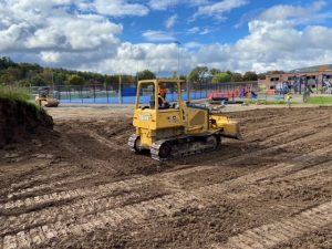 Student working in the Heavy Equipment Operation, Maintenance & Repair program 