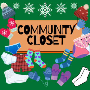 Community Closet Hats, mittens, gloves, socks and underwear