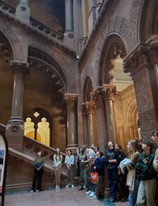 Students on tour at NYS Capitol