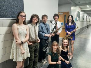Student musicians performing.