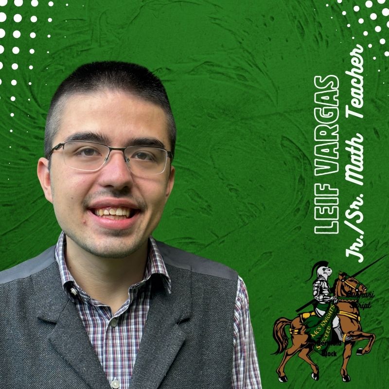 Meet Leif Vargas: New Math Teacher - Middleburgh Central School District