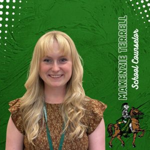 Makenzie Terrell, School Counselor, Knight on Horse